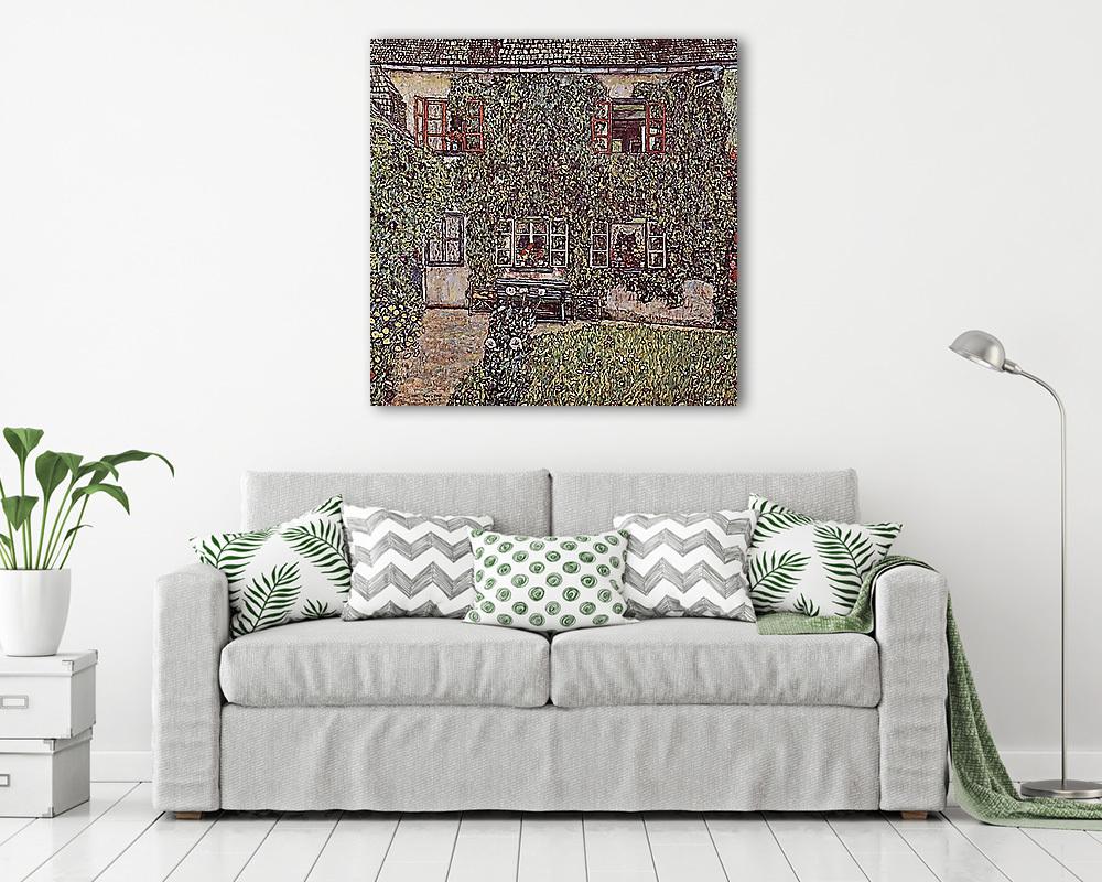 Erdészház Weissenbach-ban (vászonkép) - vászonkép, falikép otthonra és irodába