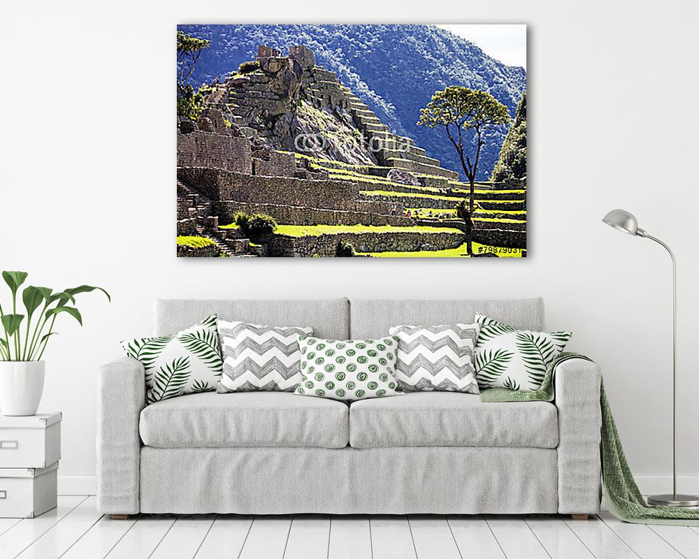 Machu Picchu, Peru (vászonkép) - vászonkép, falikép otthonra és irodába