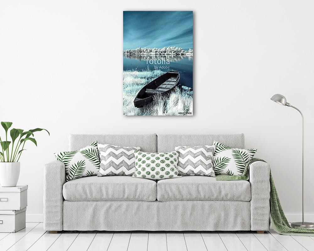 Facsónak a fagyos öbölben 2. (bögre) - vászonkép, falikép otthonra és irodába