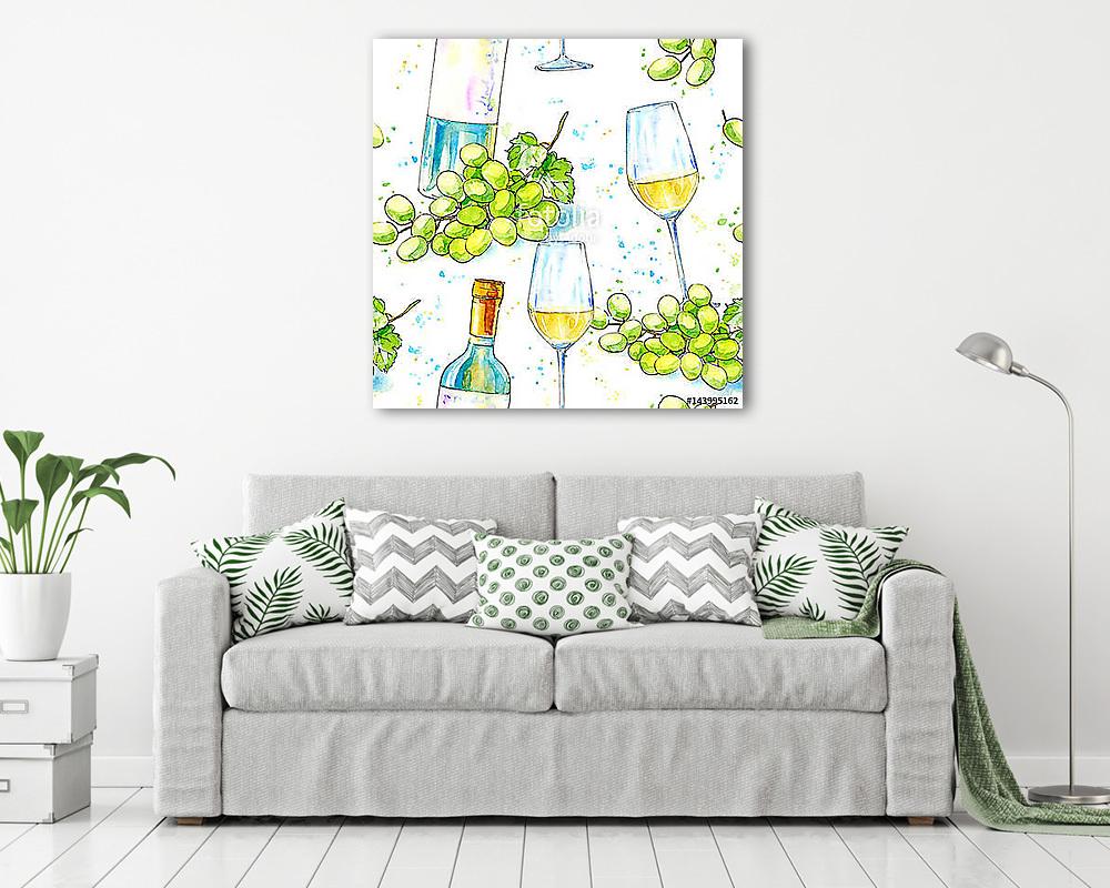 Fehérborok kompozíciója - vászonkép, falikép vásárlás Fehérborok kompozíciója (vászonkép) - vászonkép, falikép otthonra és irodába