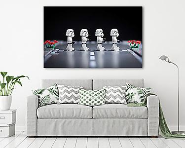LEGO  Star Wars - Klónkatonák a la Beatles (vászonkép) - vászonkép, falikép otthonra és irodába