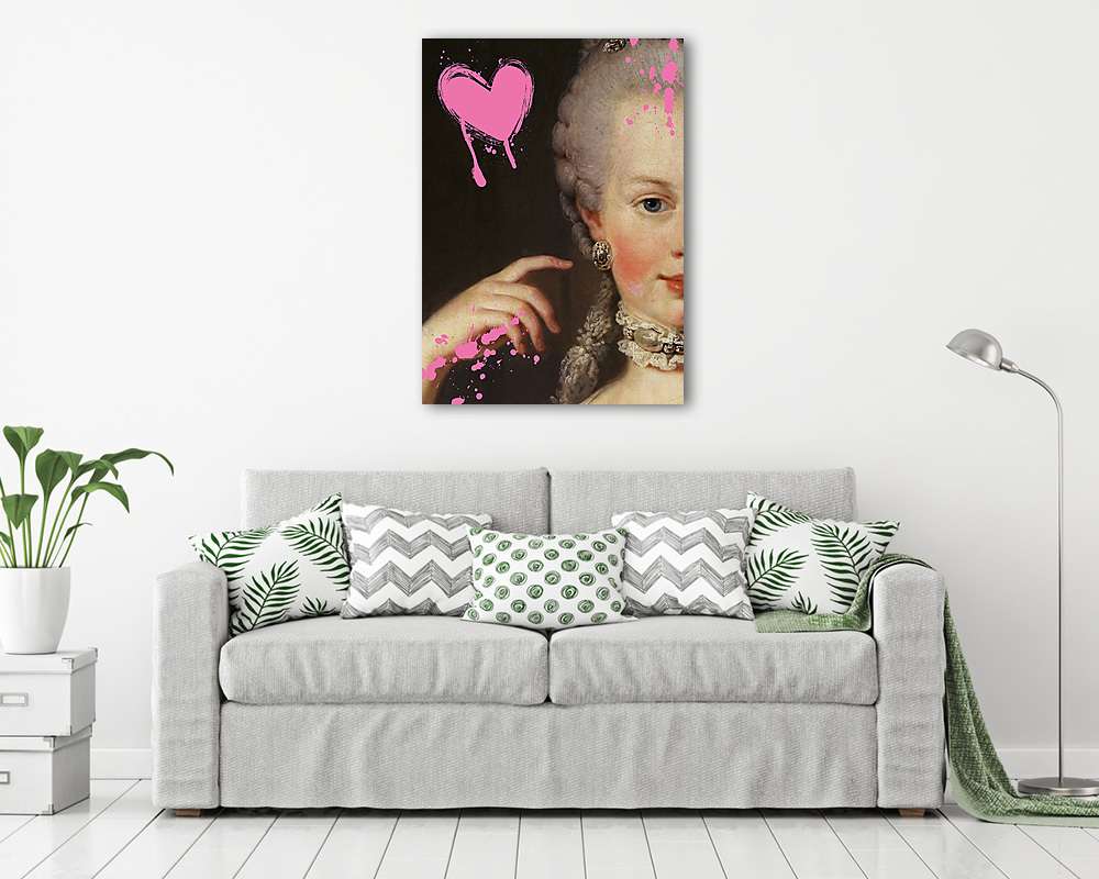 Marie my love (Barokk & Graffiti) (vászonkép) - vászonkép, falikép otthonra és irodába