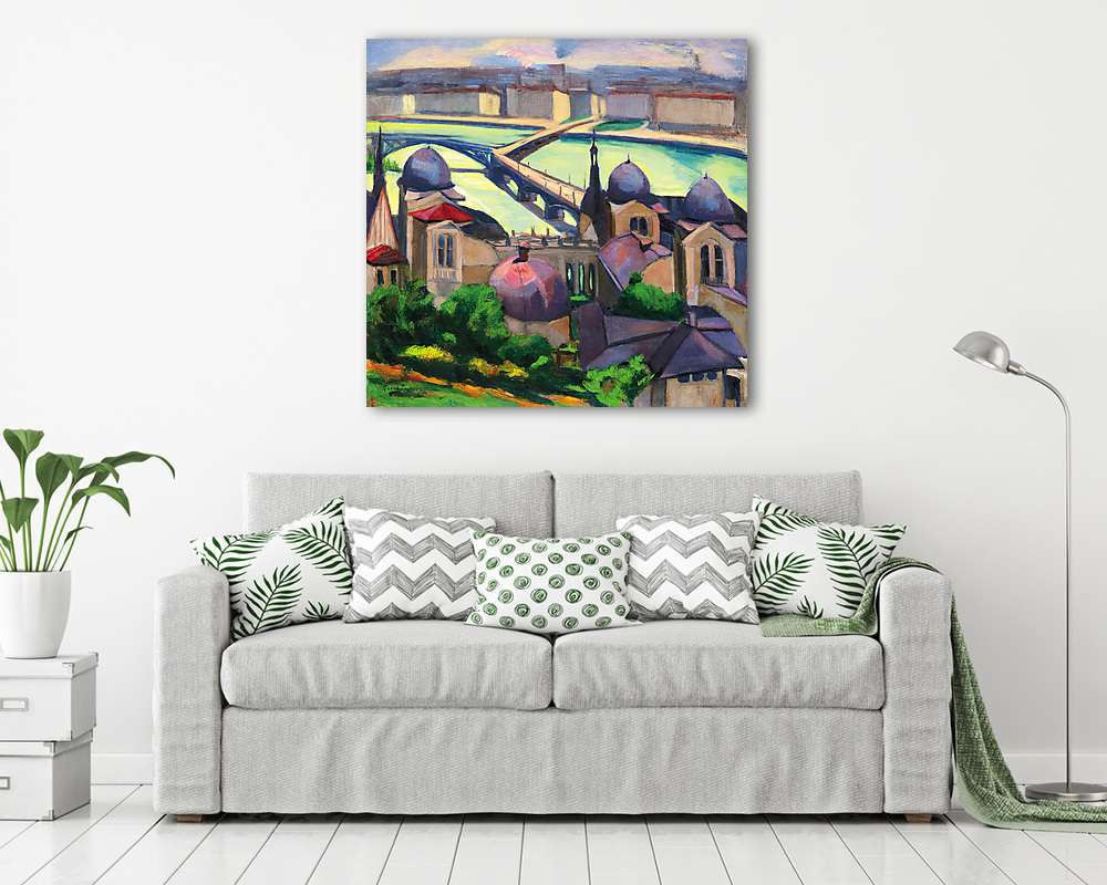 Tájkép a Margit-híddal - vászonkép, falikép vásárlás Tájkép a Margit-híddal (fotótapéta) - vászonkép, falikép otthonra és irodába