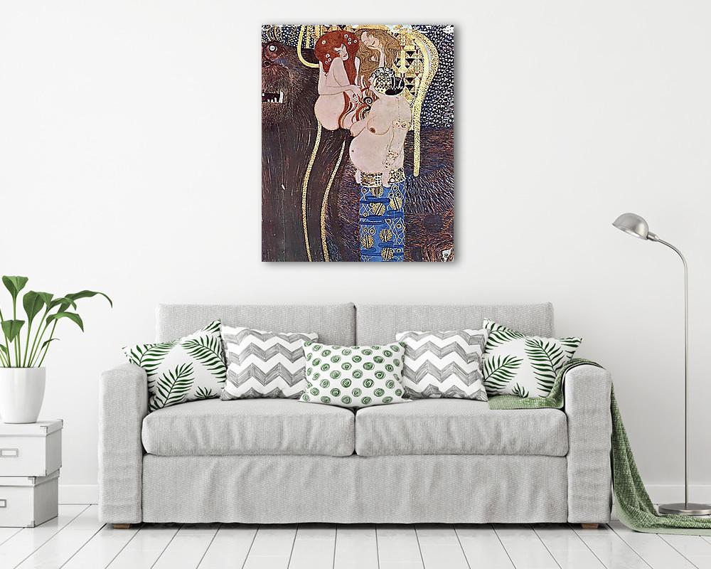 Beethoven fríz (részlet I.) - vászonkép, falikép vásárlás Beethoven fríz (részlet I.) (fotótapéta) - vászonkép, falikép otthonra és irodába