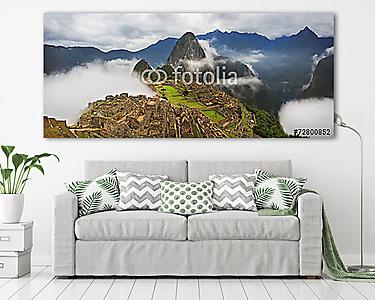 Machu Picchu, Peru, UNESCO Világörökség része. Az egyik az új S (vászonkép) - vászonkép, falikép otthonra és irodába