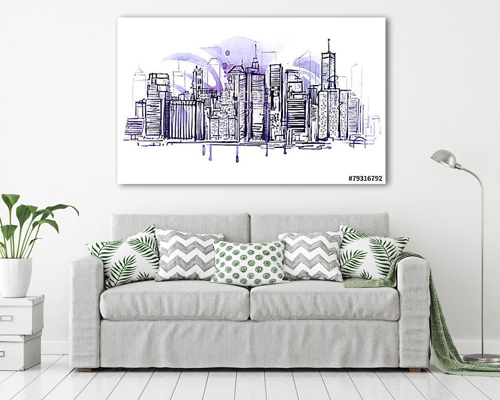 New York-i Velvet (vászonkép) - vászonkép, falikép otthonra és irodába