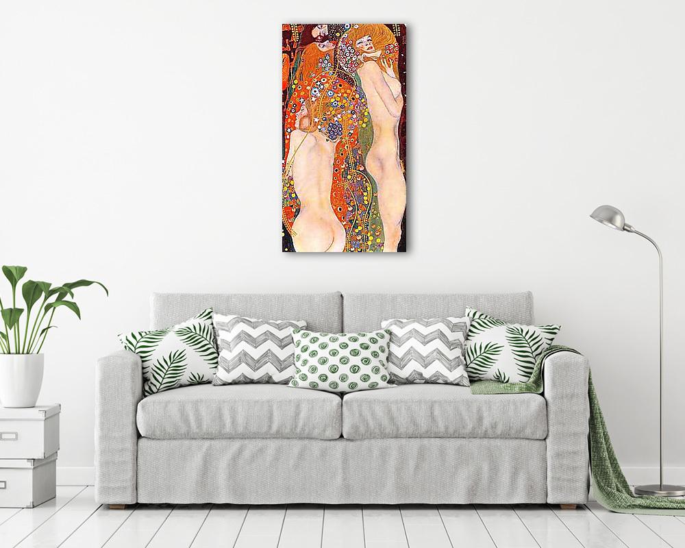 Vízikígyók II. (1906-1907) - színverzió 1 (álló) - vászonkép, falikép vásárlás Vízikígyók II. (1906-1907) - színverzió 1 (álló) (vászonkép) - vászonkép, falikép otthonra és irodába