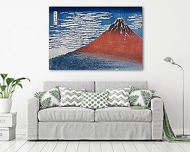Vörös Fuji (színváltozat 2.) (vászonkép) - vászonkép, falikép otthonra és irodába