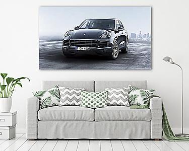 Porsche Cayenne Platinum (vászonkép) - vászonkép, falikép otthonra és irodába