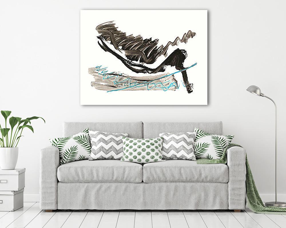 Absztrakt tájkép 2. - vászonkép, falikép vásárlás Absztrakt tájkép 2. (vászonkép) - vászonkép, falikép otthonra és irodába