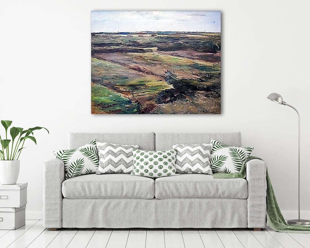 Holland tájkép (színverzió 1.) - vászonkép, falikép vásárlás Holland tájkép (színverzió 1.) (többrészes kép) - vászonkép, falikép otthonra és irodába