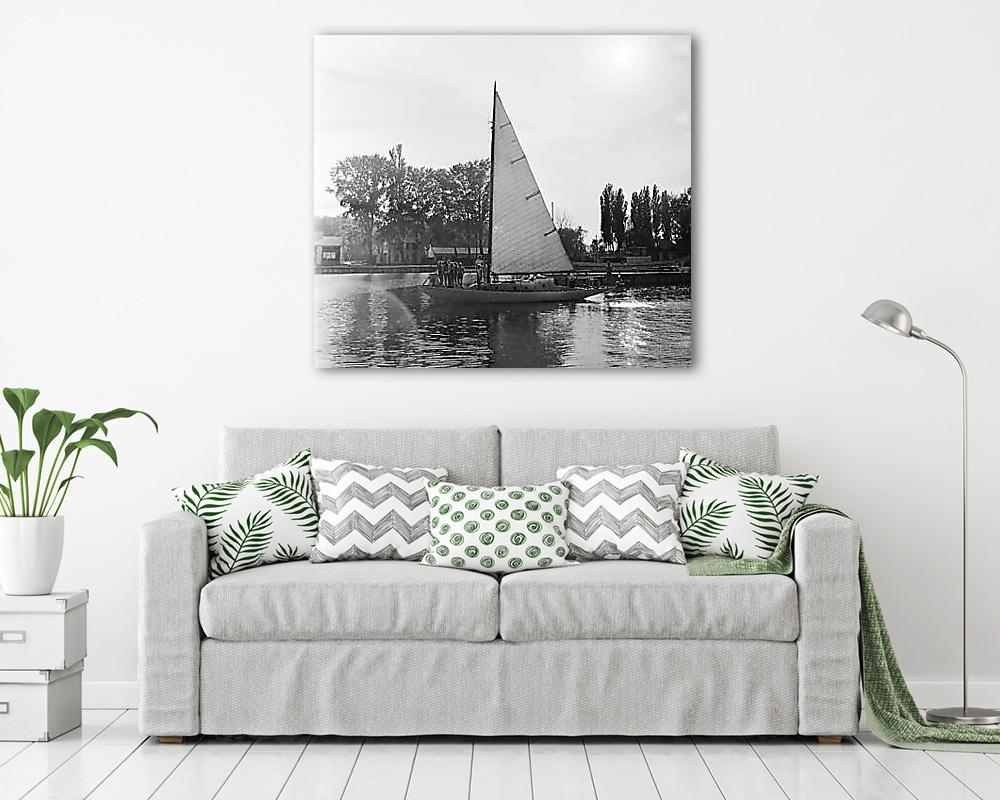 Siófok, kikötő (1959) - vászonkép, falikép vásárlás Siófok, kikötő (1959) (fotótapéta) - vászonkép, falikép otthonra és irodába