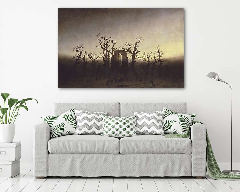 Apátság romjai  (fotótapéta) - vászonkép, falikép otthonra és irodába