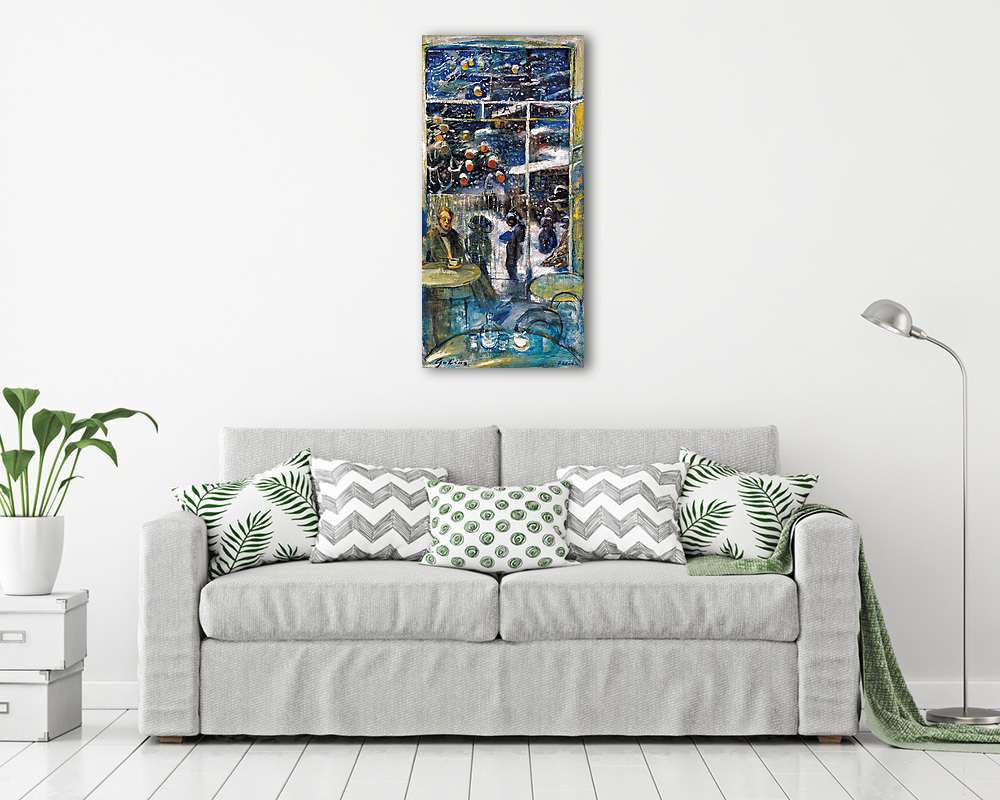 Hóesés Nakonxipanban - vászonkép, falikép vásárlás Hóesés Nakonxipanban (keretezett kép) - vászonkép, falikép otthonra és irodába