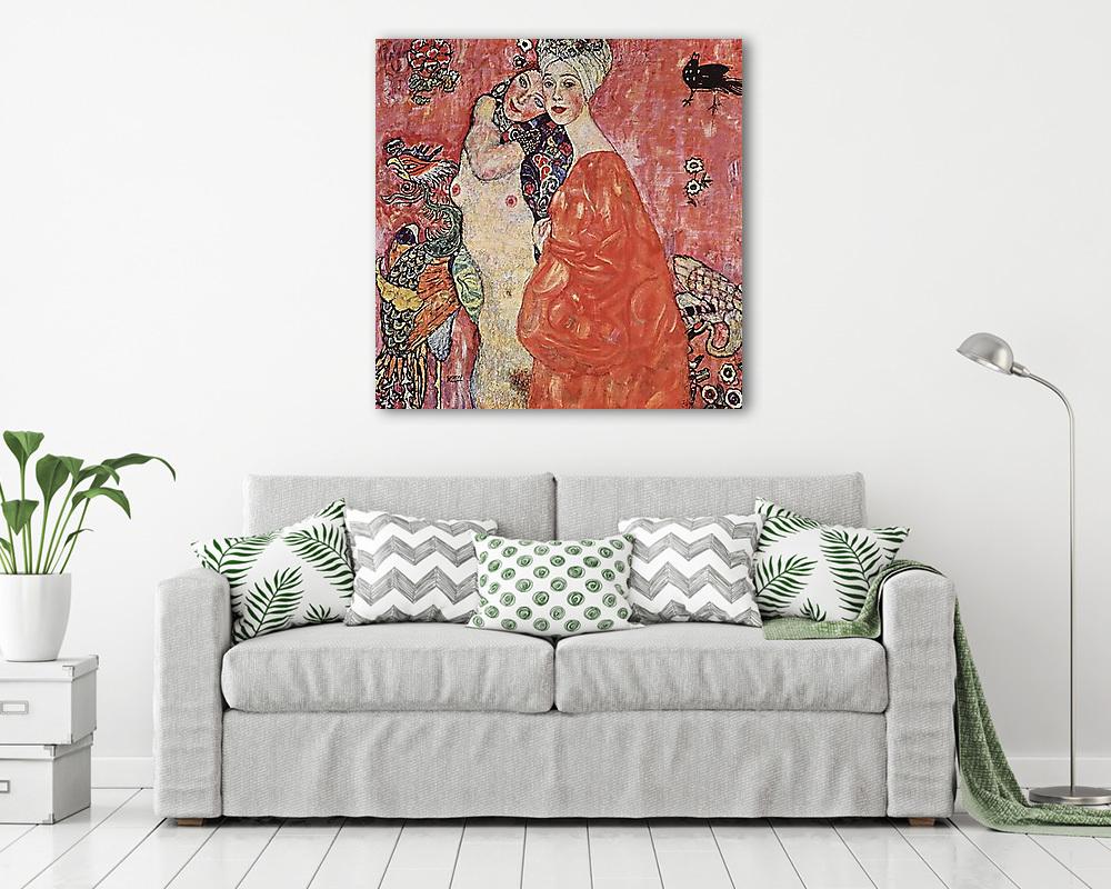 Barátnők (részlet), 1916 (vászonkép) - vászonkép, falikép otthonra és irodába