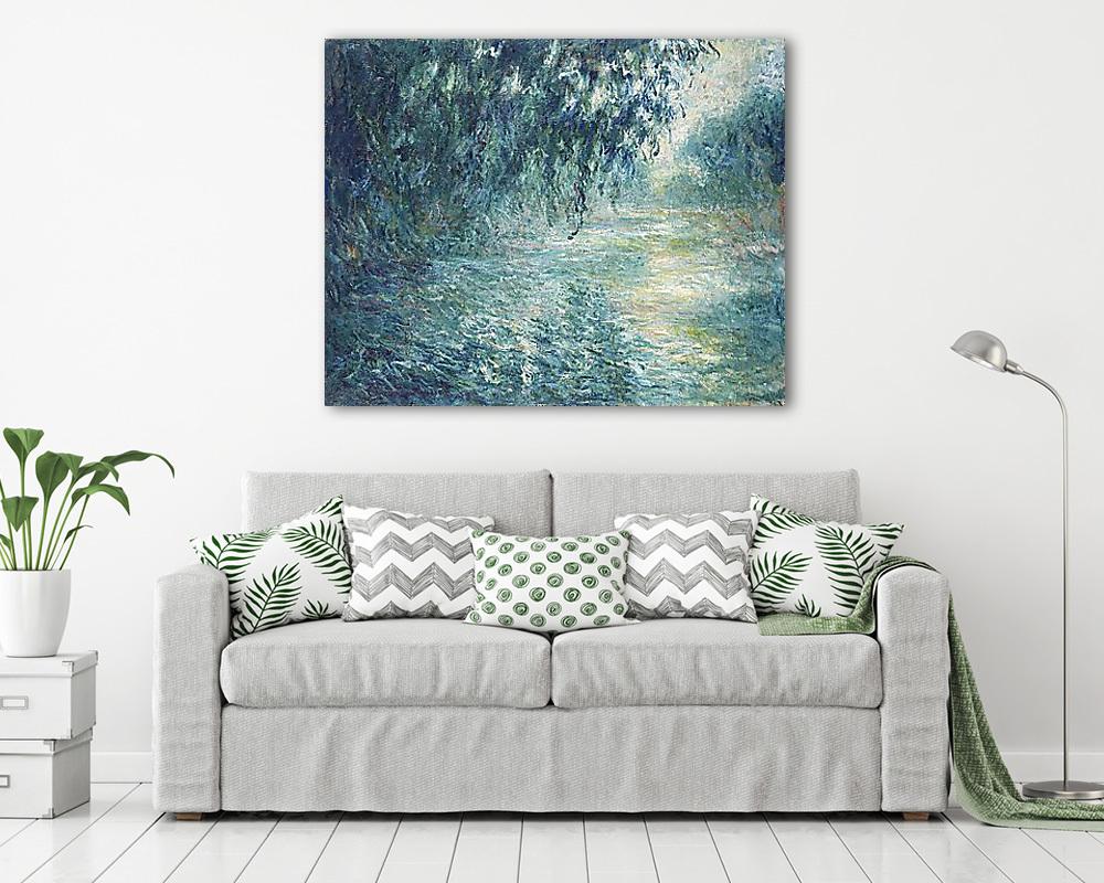 Reggel a Szajnán (1898) (vászonkép) - vászonkép, falikép otthonra és irodába