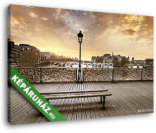 Pont des arts Paris - vászonkép 3D látványterv
