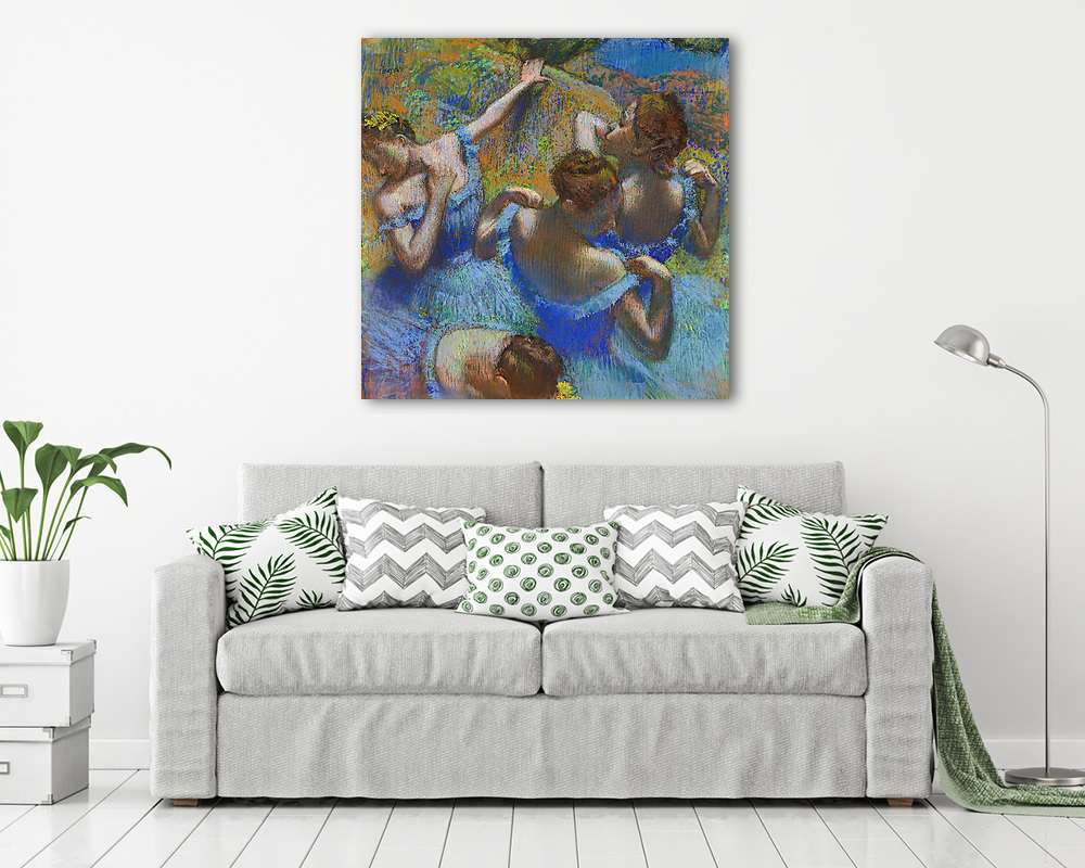 Balett-táncosnők kékben (bögre) - vászonkép, falikép otthonra és irodába