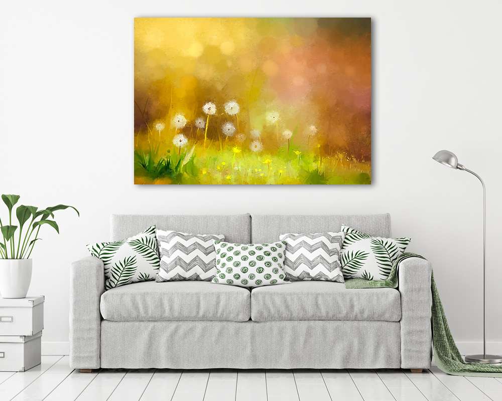 Pitypangok (bögre) - vászonkép, falikép otthonra és irodába