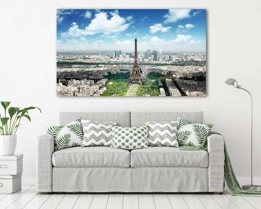 Eiffel-torony Párizsban, Franciaországban (vászonkép) - vászonkép, falikép otthonra és irodába