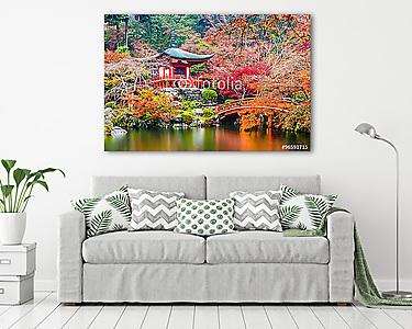 Kyoto, Japán a Daigoji-templomban ősszel. (vászonkép) - vászonkép, falikép otthonra és irodába
