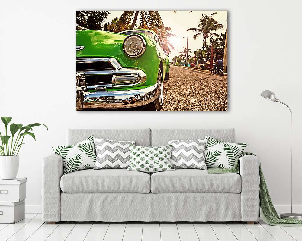 Kuba, Oldtimer in Havanna - vászonkép, falikép vásárlás Kuba, Oldtimer in Havanna (vászonkép) - vászonkép, falikép otthonra és irodába