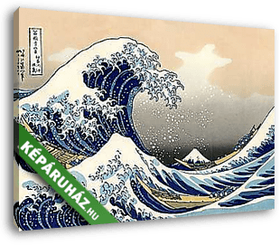 A nagy hullám Kanagavánál (átdolgozás) - vászonkép 3D látványterv