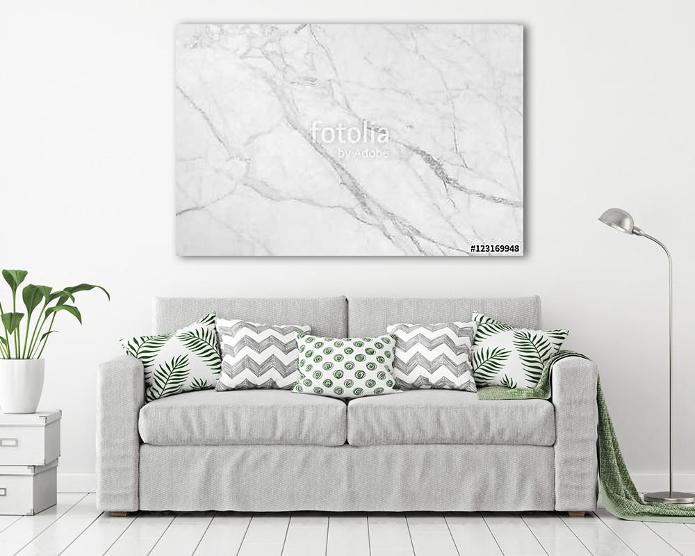 white background marble wall texture (bögre) - vászonkép, falikép otthonra és irodába