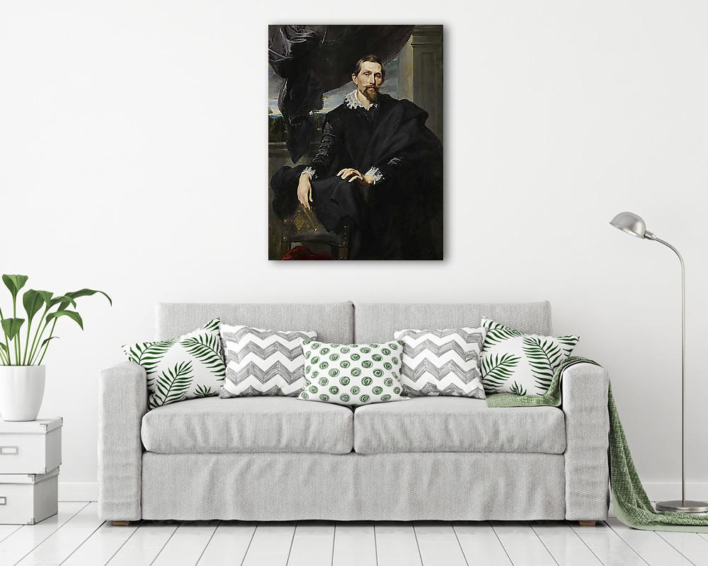 Frans Snyders portréja (vászonkép) - vászonkép, falikép otthonra és irodába
