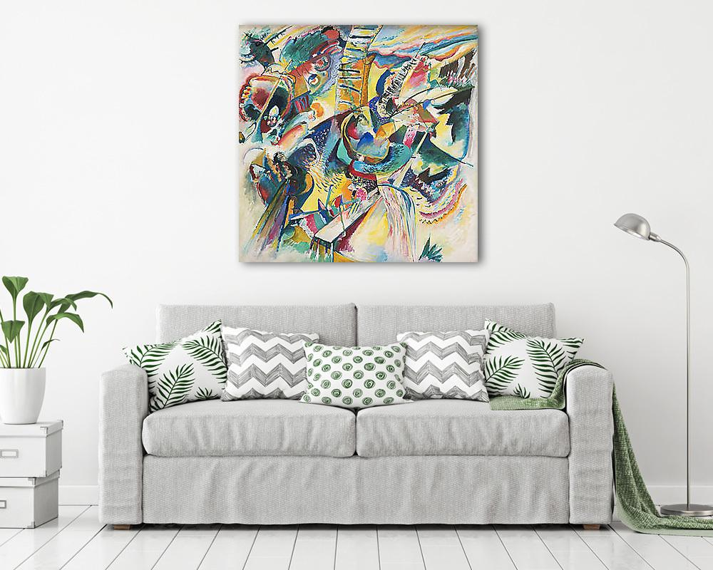 Absztrakt improvizáció (fotótapéta) - vászonkép, falikép otthonra és irodába