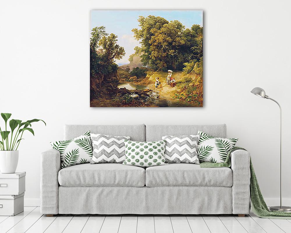 Olasz tájkép - vászonkép, falikép vásárlás Olasz tájkép (vászonkép) - vászonkép, falikép otthonra és irodába