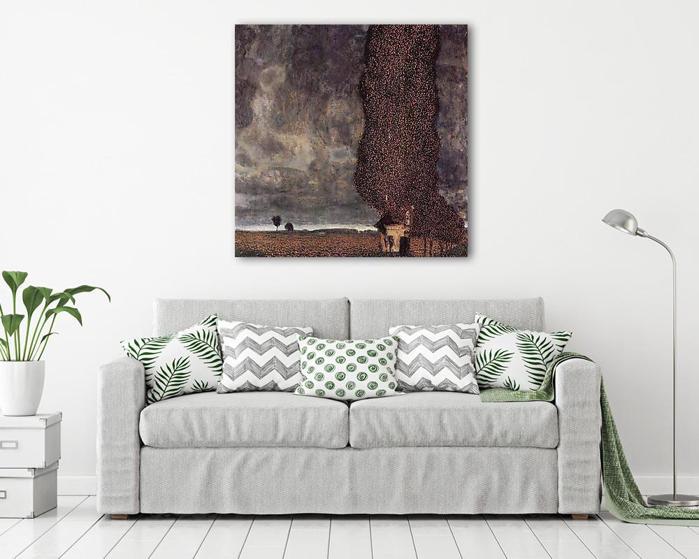 A nagy nyárfa, avagy a kitörő vihar (1903) (poszter) - vászonkép, falikép otthonra és irodába