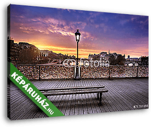 Pont des arts Paris France - vászonkép 3D látványterv