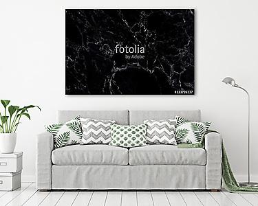 Black marble natural pattern for background and design. (vászonkép) - vászonkép, falikép otthonra és irodába