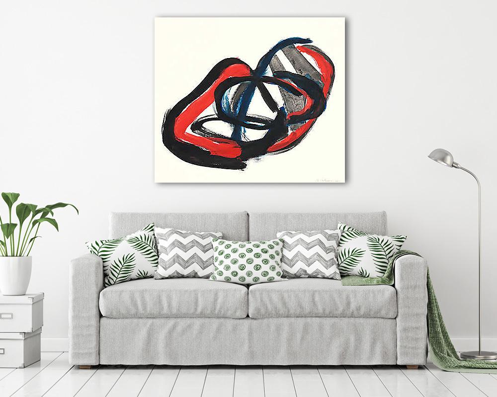 Kapcsolódás - Absztrakt  (poszter) - vászonkép, falikép otthonra és irodába