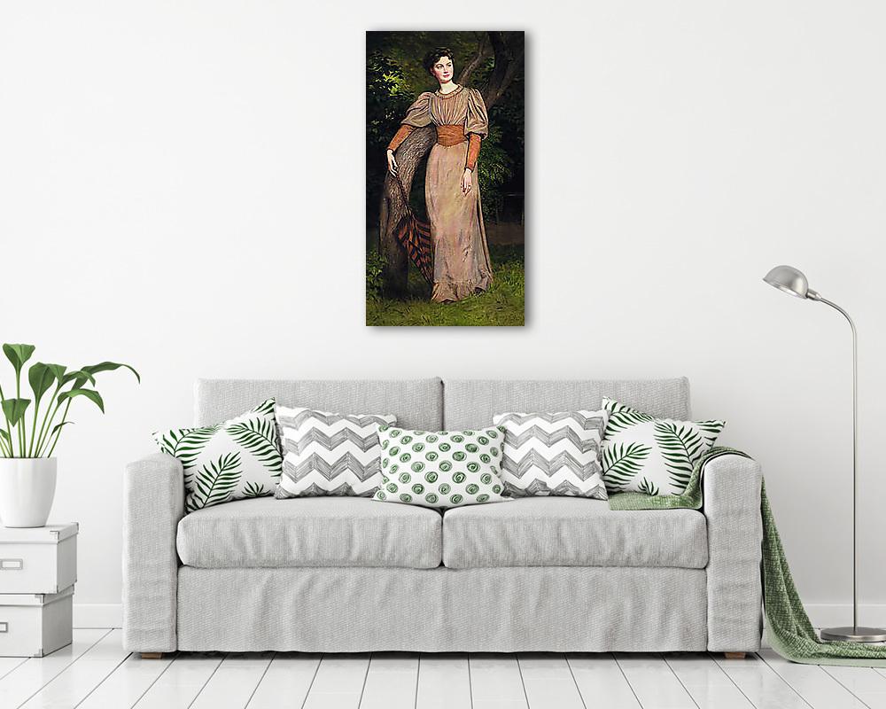 Székely Zseni képmása (c1880) (vászonkép) - vászonkép, falikép otthonra és irodába