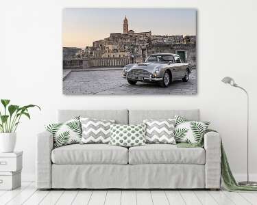 Aston Martin DB5, James Bond  (vászonkép) - vászonkép, falikép otthonra és irodába