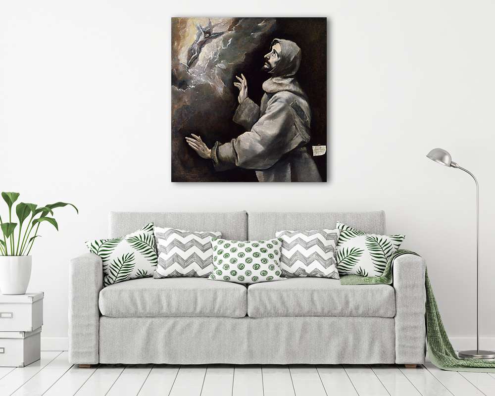 Szent Ferenc a stigmákat fogadja (fotótapéta) - vászonkép, falikép otthonra és irodába