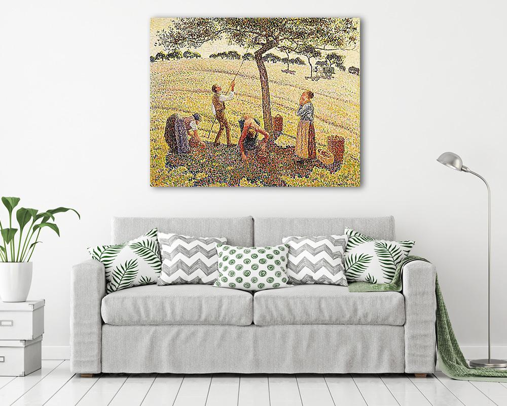 Almaszüret Eragny-ban (vászonkép) - vászonkép, falikép otthonra és irodába