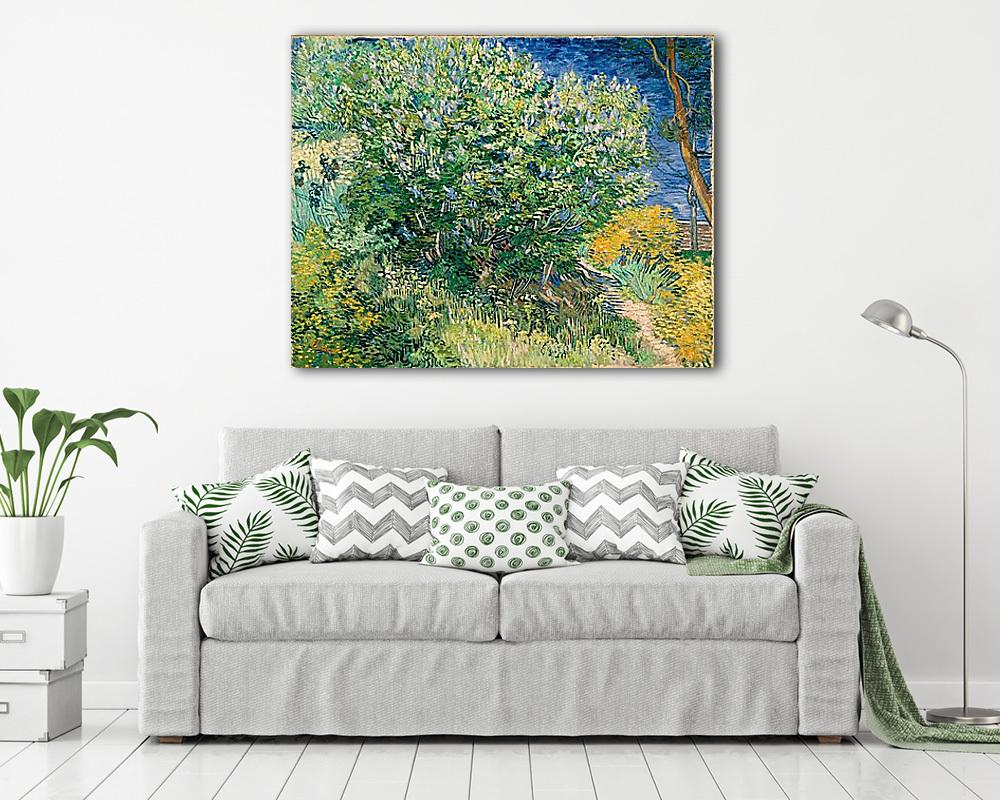 Lila bokor - vászonkép, falikép vásárlás Lila bokor (keretezett kép) - vászonkép, falikép otthonra és irodába