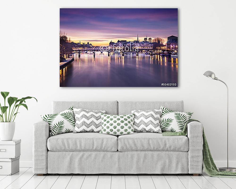 Pont des arts Paris France (vászonkép) - vászonkép, falikép otthonra és irodába