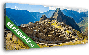 A titokzatos város panoráma - Machu Picchu, Peru, Amerika - vászonkép 3D látványterv