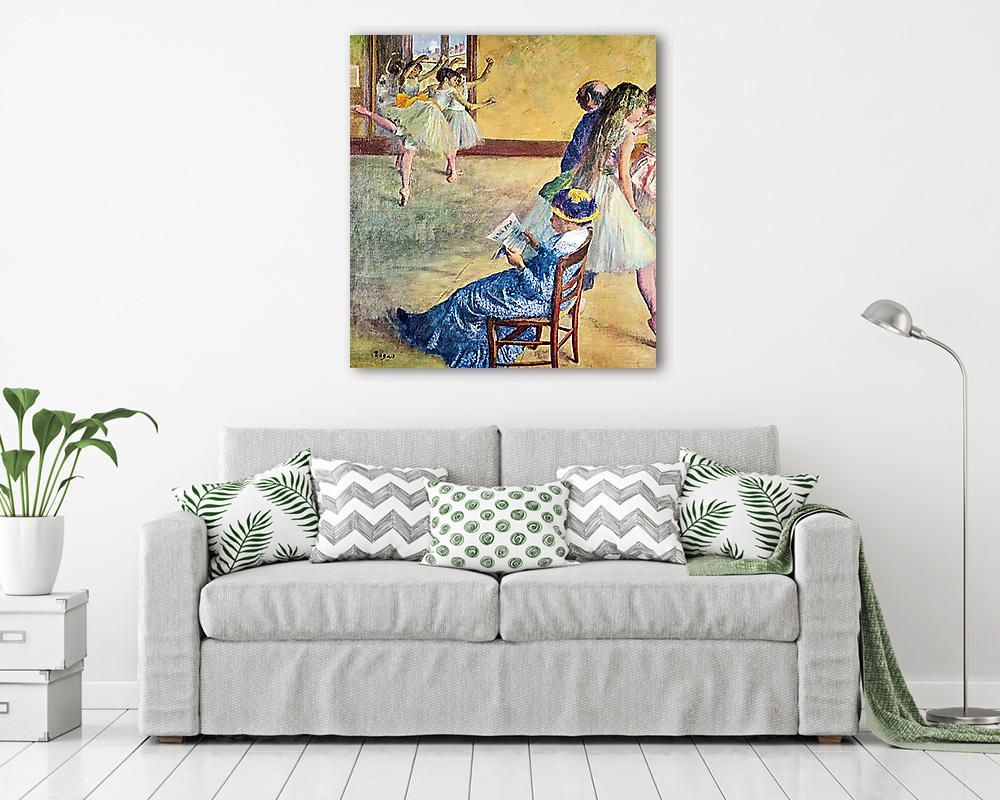 Balett lecke Madam Cardinal-nál - vászonkép, falikép vásárlás Balett lecke Madam Cardinal-nál (keretezett kép) - vászonkép, falikép otthonra és irodába