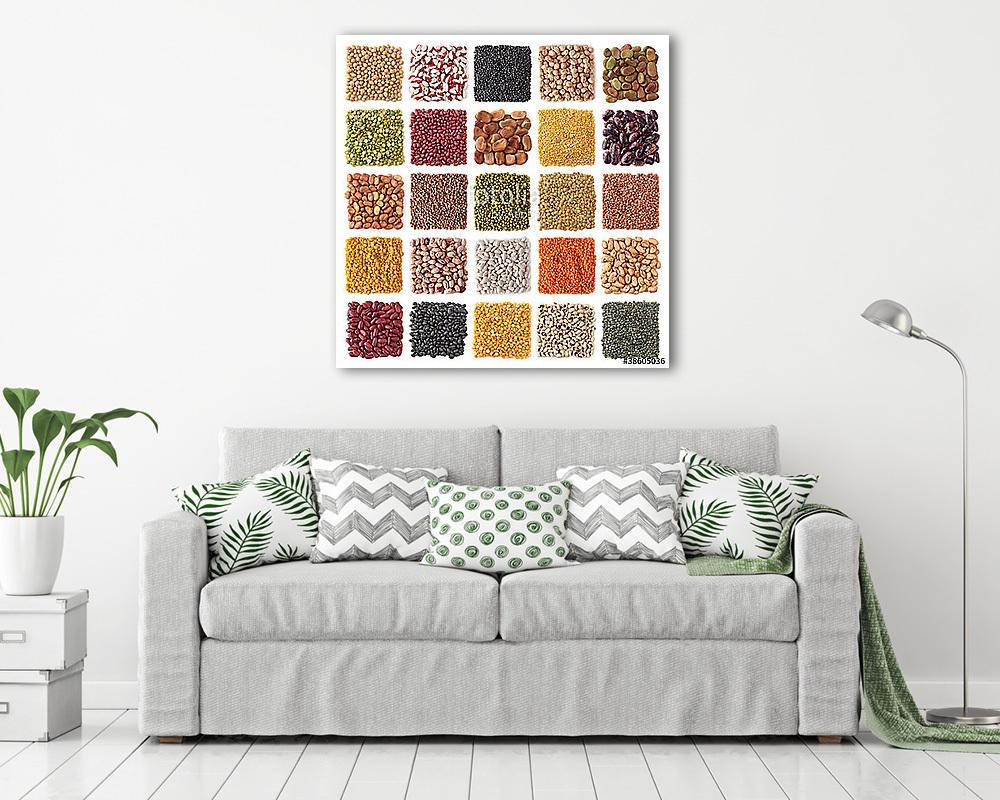 Zöldség (keretezett kép) - vászonkép, falikép otthonra és irodába