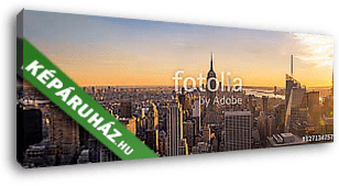 New York City skyline panorama - vászonkép 3D látványterv