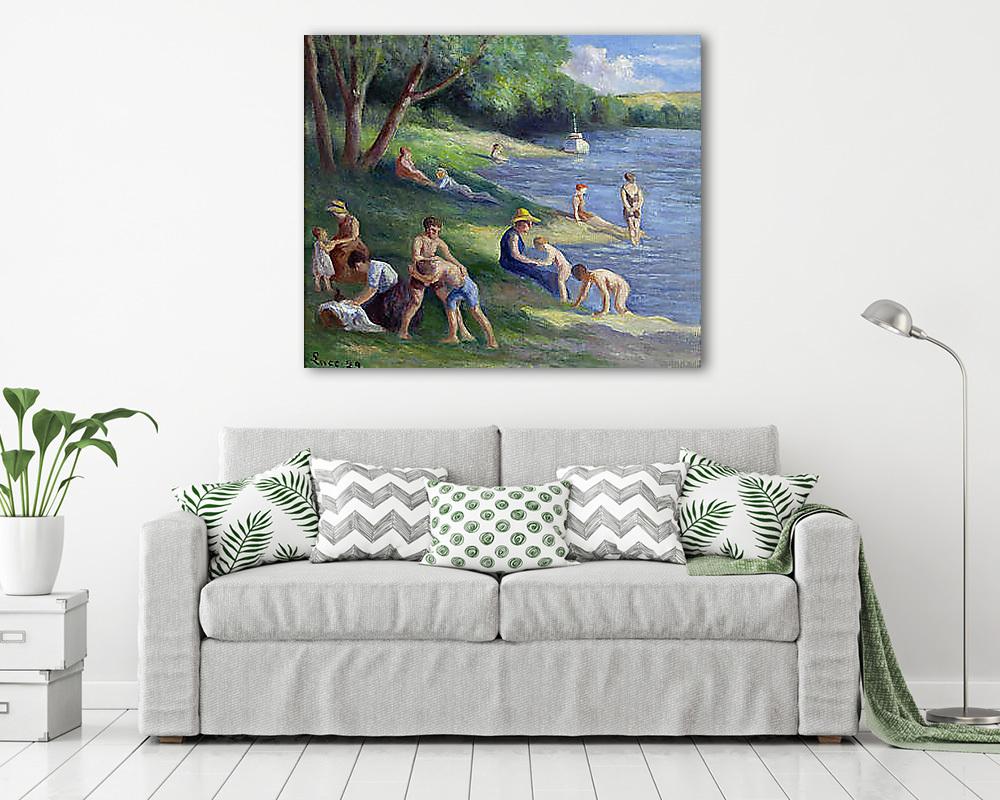 Strand (többrészes kép) - vászonkép, falikép otthonra és irodába