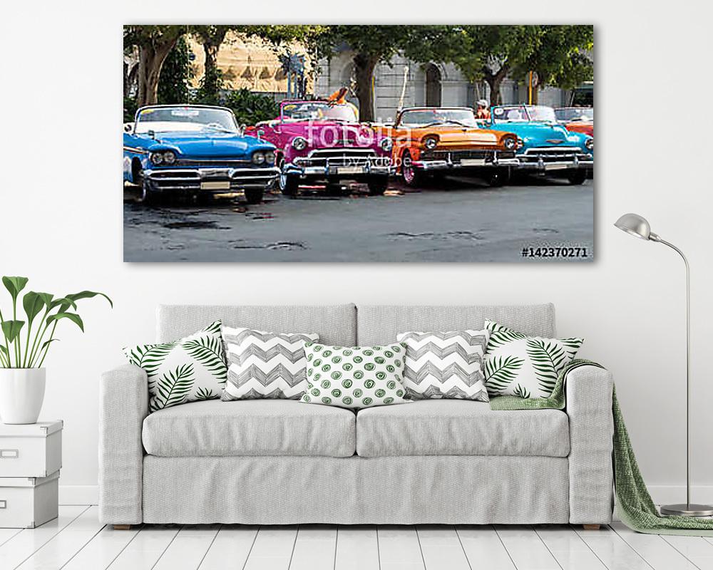 Kuba - Havanna - rund ums Kapitol - vászonkép, falikép vásárlás Kuba - Havanna - rund ums Kapitol (vászonkép) - vászonkép, falikép otthonra és irodába