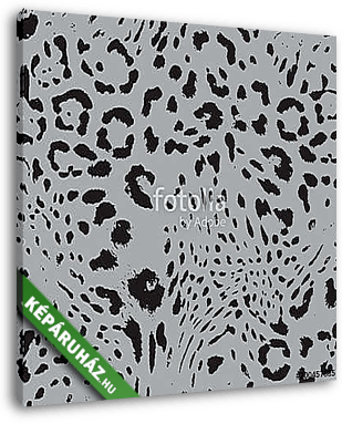 Trendy Leopard or cheetah skin seamless pattern, animal fur. Fabric design, wrapping paper, textile. - vászonkép 3D látványterv
