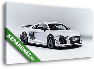 Audi R8 White Front - vászonkép 3D látványterv