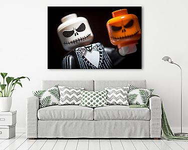 LEGO Characters - Jack Skellington (vászonkép) - vászonkép, falikép otthonra és irodába